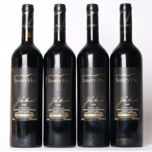 (4) 1998 Trinity Hill Black Label Cabernet Sauvignon/Merlot/Franc, Gimblett Gravels
