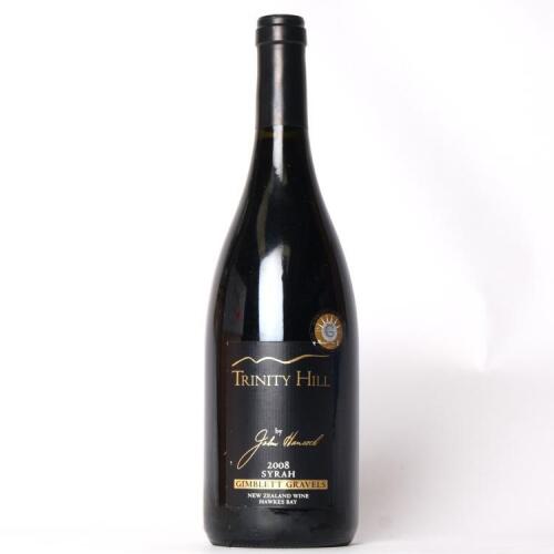 (1) 2008 Trinity Hill Black Label Syrah, Gimblett Gravels