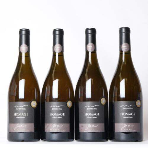 (4) 2002 Trinity Hill Homage Chardonnay, Gimblett Gravels
