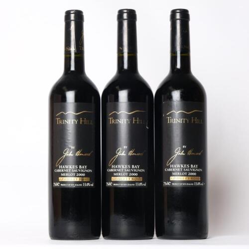(3) 2000 Trinity Hill Black Label Cabernet Sauvignon/Merlot/Franc, Gimblett Gravels