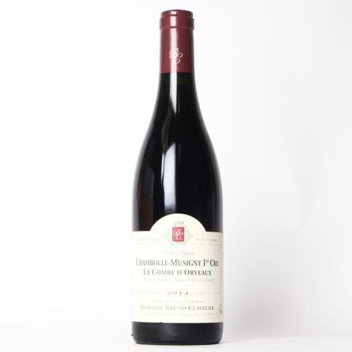 (1) 2014 Bruno Clavelier Chambolle-Musigny Combe d'Orveaux 1er Cru Vieilles Vignes, Cote de Nuits