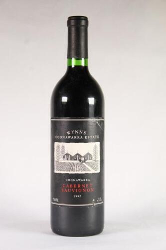 (1) 1992 Wynns Cabernet Sauvignon, Coonawarra SA