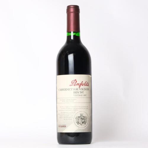 (1) 1997 Penfolds Bin 707 Cabernet Sauvignon, South Australia