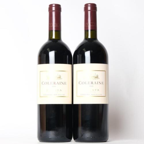 (2) 2008 Te Mata Estate Coleraine, Hawkes Bay