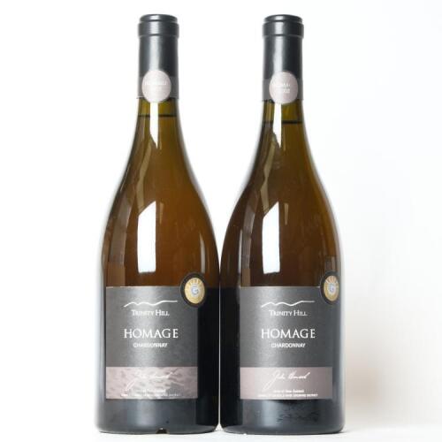 (2) 2002 Trinity Hill Homage Chardonnay, Gimblett Gravels