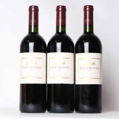(3) 2007 Te Mata Estate Coleraine, Hawkes Bay