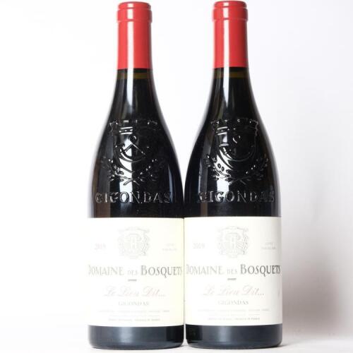 (2) 2019 Domaine des Bosquets Le Lieu Dit Gigondas