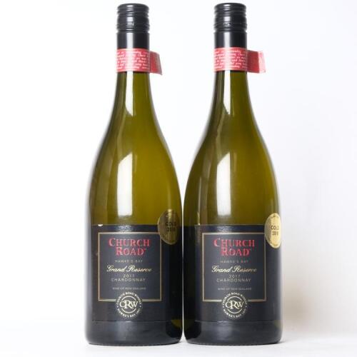 (2) 2017 Church Road Grand Reserve Chardonnay, Hawkes Bay