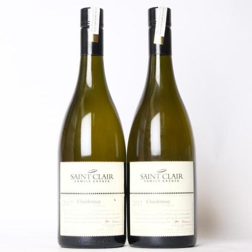 (2) 2017 Saint Clair Omaka Reserve Chardonnay, Marlborough
