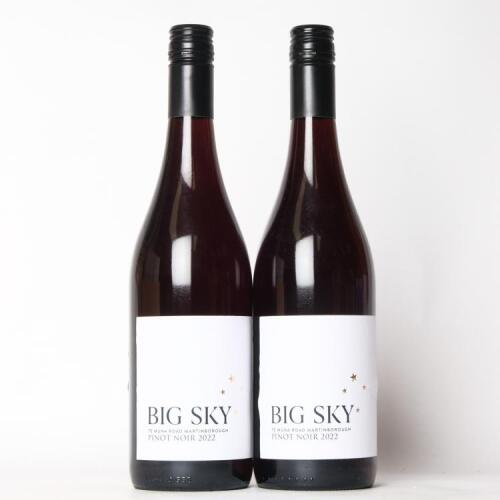 (2) 2022 Big Sky Te Muna Road Pinot Noir, Martinborough