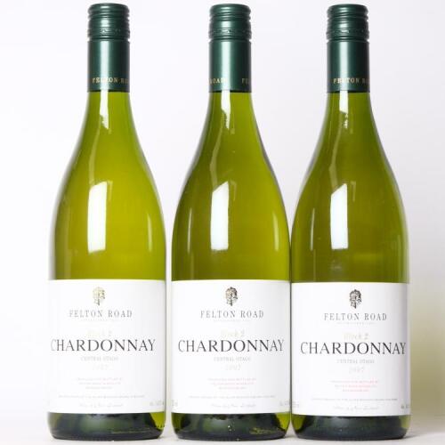 (3) 2007 Felton Road Block 2 Chardonnay, Bannockburn