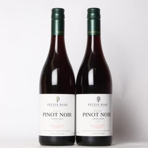 (2) 2015 Felton Road Block 3 Pinot Noir, Bannockburn