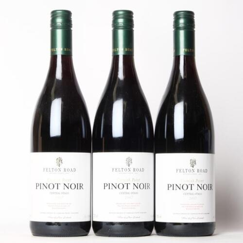 (3) 2007 Felton Road Cornish Point Pinot Noir, Bannockburn