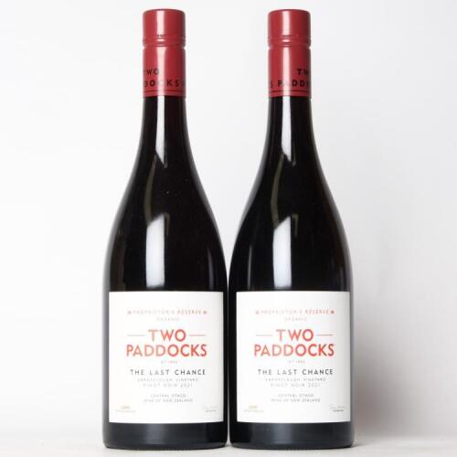 (2) 2021 Two Paddocks The Last Chance Earnsceugh Pinot Noir, Central Otago