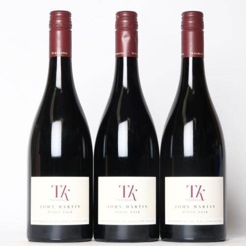 (3) 2021 Te Kairanga John Martin Pinot Noir, Martinborough