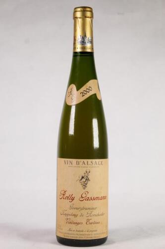 (1) 2000 Rolly Gassmann Kappelweg de Rohschwihr Gewurztraminer Vendange Tardives