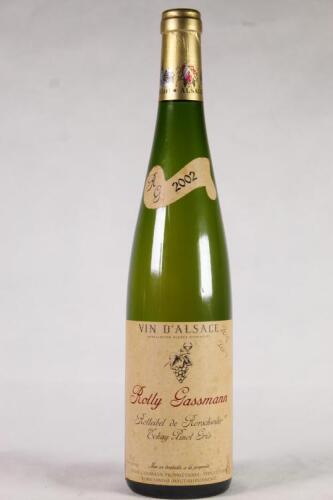 (1) 2002 Rolly Gassmann Rotteibel de Rohschwihr Pinot Gris