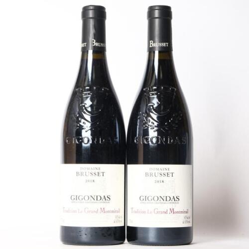 (2) 2018 Domaine Brusset Tradition Le Grand Montmirail Gigondas