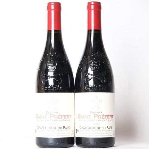 (2) 2017 Domaine Saint Prefert Collection Charles Giraud Chateauneuf du Pape