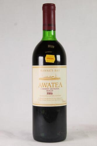 (1) 1986 Te Mata Awatea, Hawkes Bay