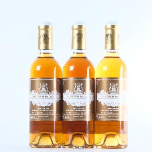 (3) 2011 Chartreuse de Coutet 375ml