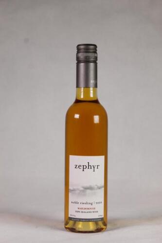 (1) 2009 Zephyr Noble Riesling 375ml, Marlborough