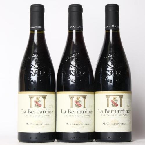 (3) 2016 M. Chapoutier La Bernardine Chateauneuf du Pape
