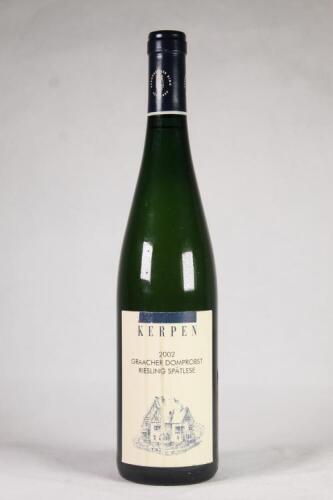 (1) 2002 Kerpen Graacher Domprobst Riesling Spatlese, Mosel Saar Ruwer