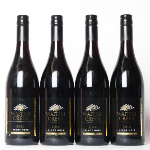 (4) 2014 Waitiri Creek Pinot Noir, Central Otago