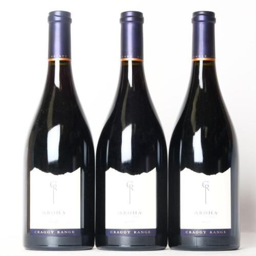 (3) 2017 Craggy Range Aroha Pinot Noir, Martinborough