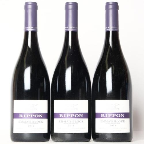 (3) 2014 Rippon Emma's Block Mature Vine Pinot Noir, Wanaka