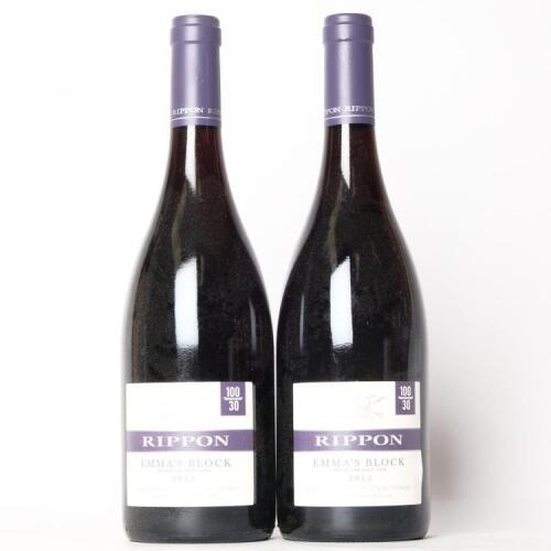 (2) 2012 Rippon Emma's Block Mature Vine Pinot Noir, Wanaka