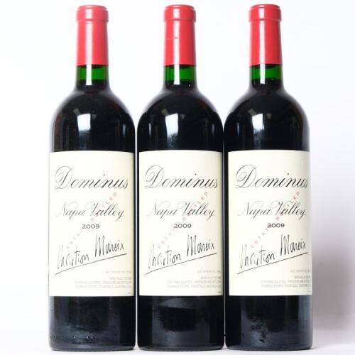 (3) 2009 Dominus Estate Christian Moueix, Napa USA