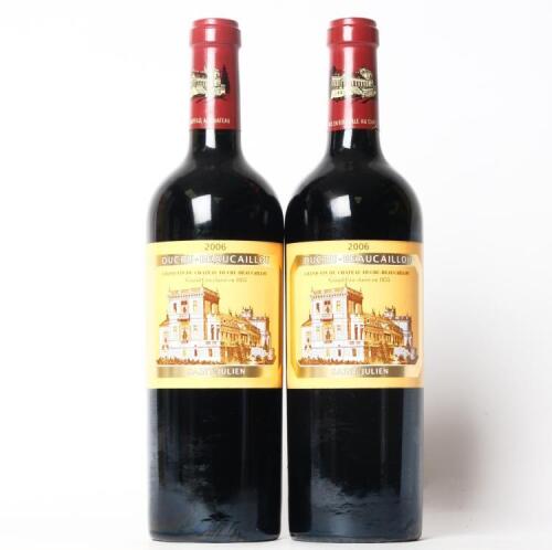(2) 2006 Chateau Ducru-Beaucaillou 2eme Cru Classe, St Julien