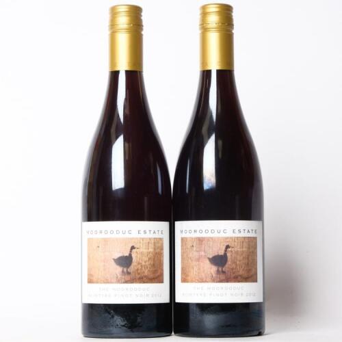 (2) 2012 Moorooduc Estate The Moorooduc McIntyre Pinot Noir, Mornington VIC