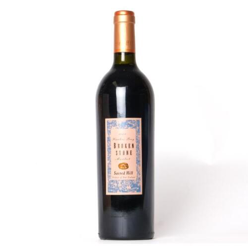 (1) 2002 Sacred Hill Broken Stone Merlot, Gimblett Gravels