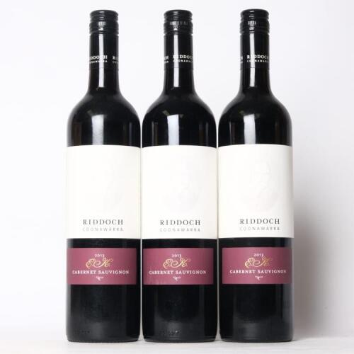 (3) 2013 Riddoch Estate Cabernet Sauvignon, Coonawarra SA