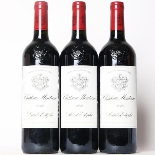 (3) 2012 Chateau Montrose 2er Cru Classe, St Estephe