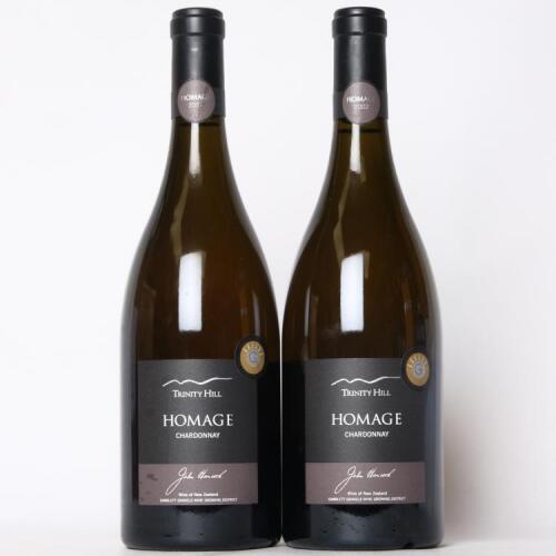 (2) 2002 Trinity Hill Homage Chardonnay, Gimblett Gravels