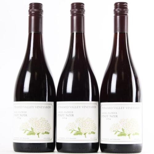 (3) 2014 Pyramid Valley Vineyards Angel Flower Pinot Noir, Waikari