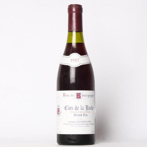 (1) 1987 Domaine Georges Lignier Clos de la Roche Grand Cru, Cote de Nuits
