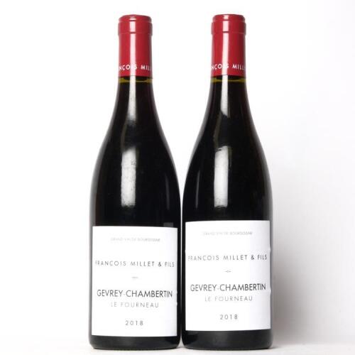 (2) 2018 Francois Millet Gevrey Chambertin Le Fourneau, Cote de Nuits
