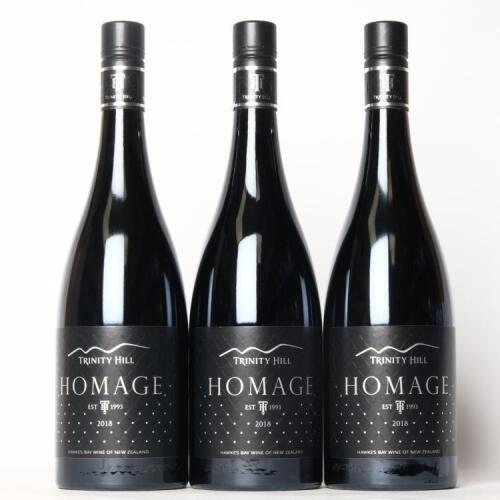 (3) 2018 Trinity Hill Homage, Gimblett Gravels