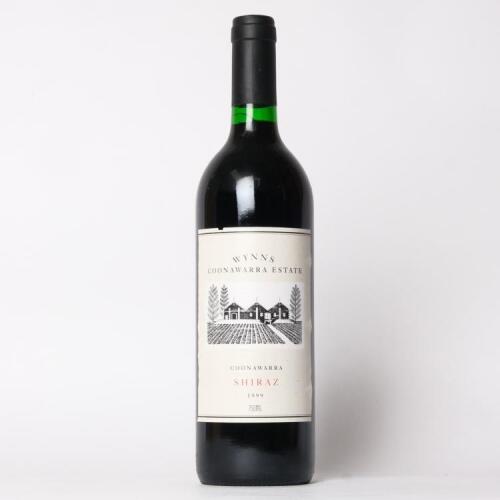 (1) 1999 Wynns Estate Shiraz, Coonawarra SA
