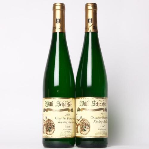 (2) 2015 Willi Schaefer Graacher Domprobst Riesling Auslese, Mosel Saar Ruwer