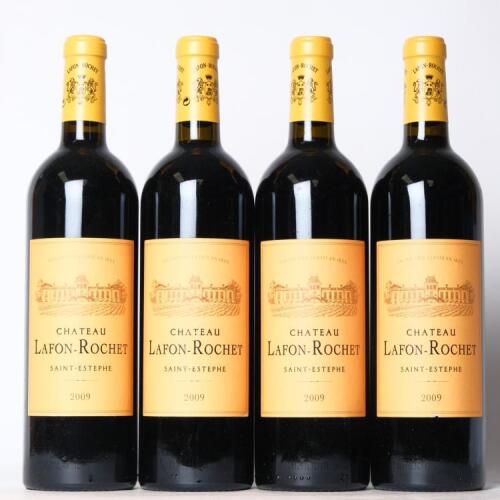 (4) 2009 Chateau Lafon-Rochet 4eme Cru Classe, St Estephe