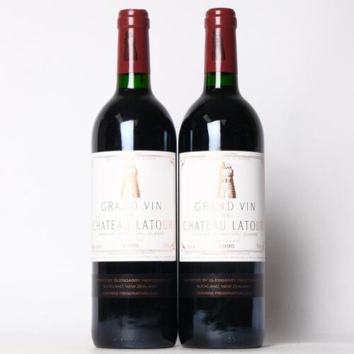 (2) 1995 Chateau Latour 1er Cru Classe, Pauillac