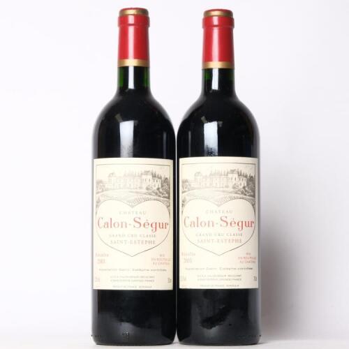 (2) 2001 Chateau Calon-Segur 3eme Cru Classe, St Estephe