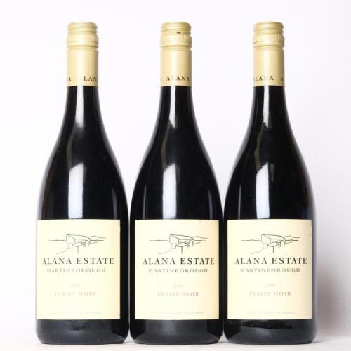 (3) 2006 Alana Estate Pinot Noir, Martinborough