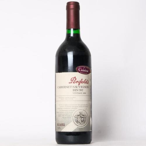 (1) 1998 Penfolds Bin 707 Cabernet Sauvignon, South Australia